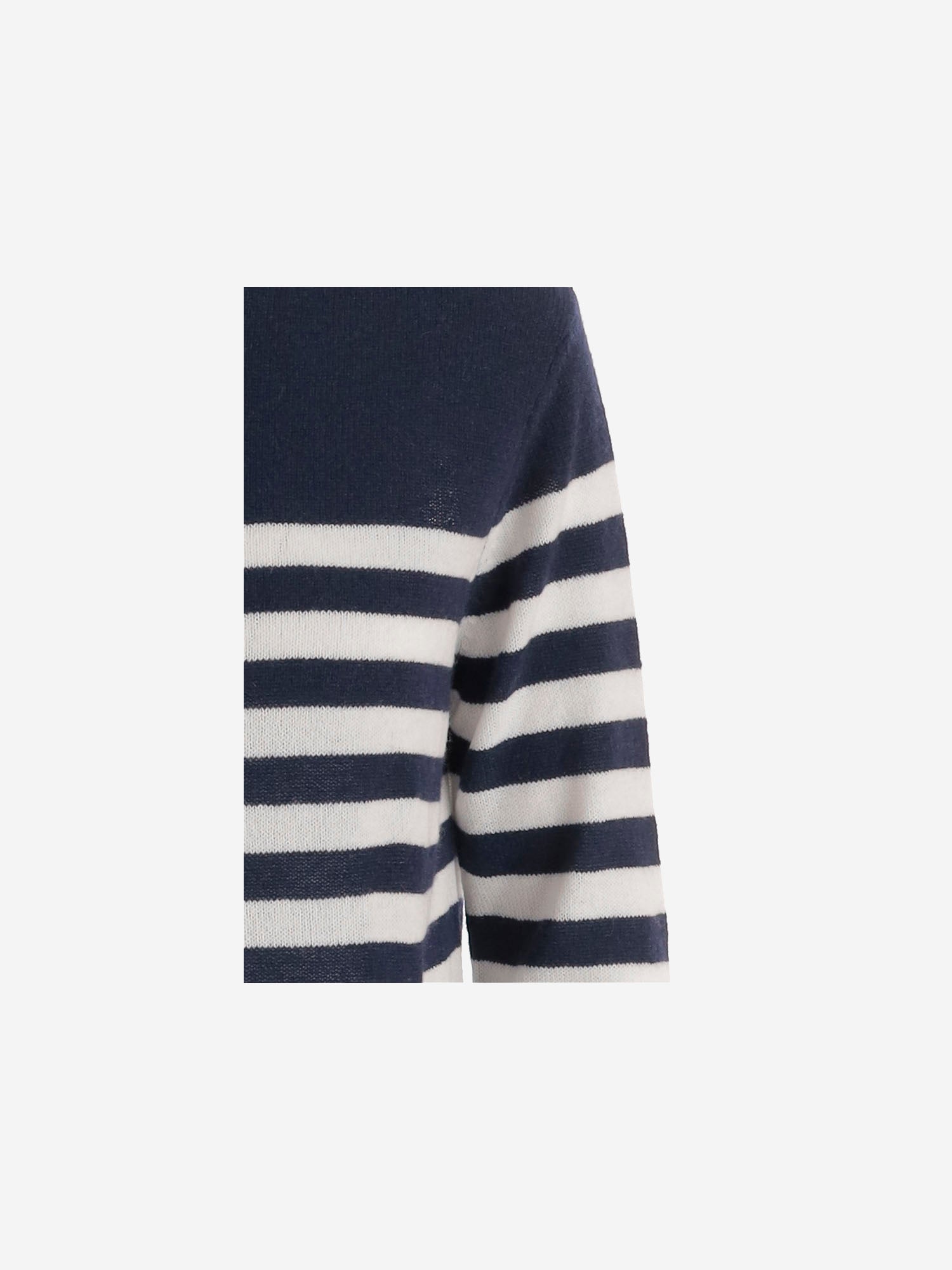 MAGLIA IN CASHMERE CON MOTIVO A RIGHE R2C103 110 BRUNO MANETTI 