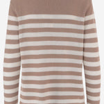 MAGLIA IN CASHMERE CON MOTIVO A RIGHE R2C103 414 BRUNO MANETTI 