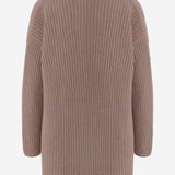 CARDIGAN IN CASHMERE CON LAVORAZIONE A COSTE R2C132 414 BRUNO MANETTI 
