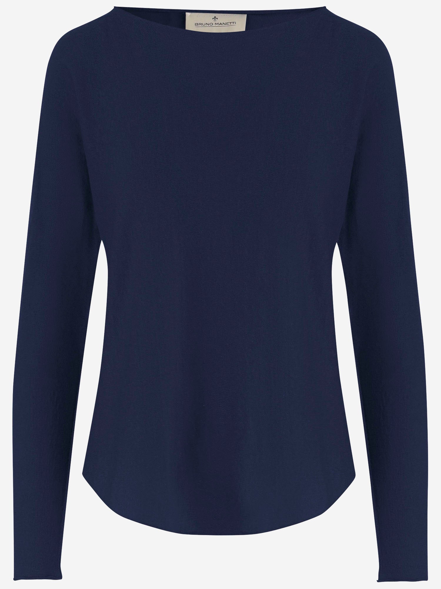 MAGLIA IN LINO E COTONE R2J123 101 BRUNO MANETTI 