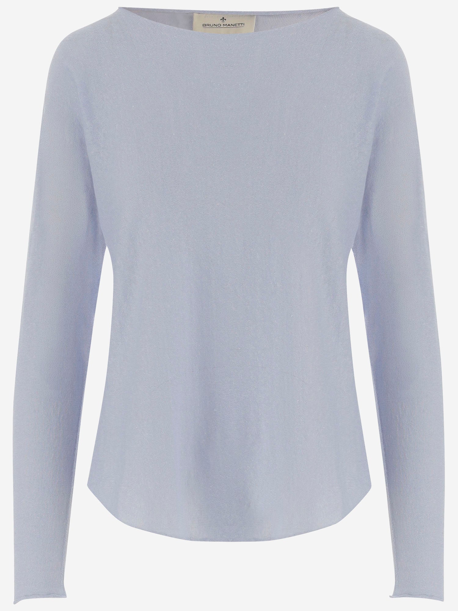 MAGLIA IN LINO E COTONE R2J123 130 BRUNO MANETTI 