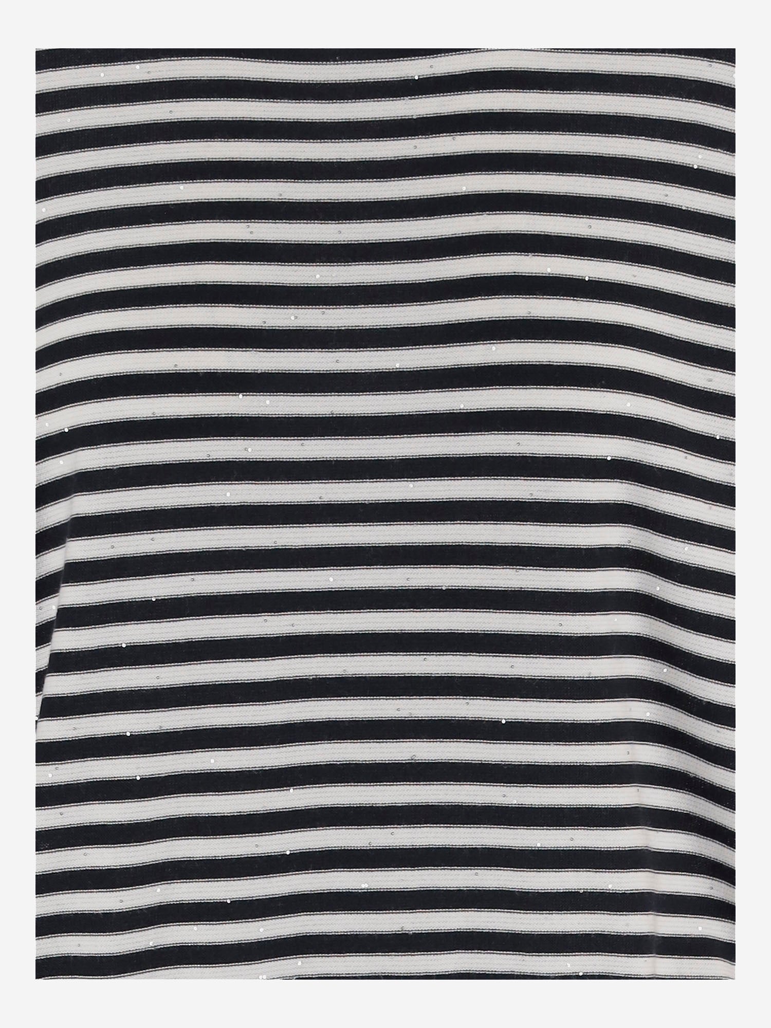 MAGLIA IN COTONE A RIGHE R2N110 100 BRUNO MANETTI 