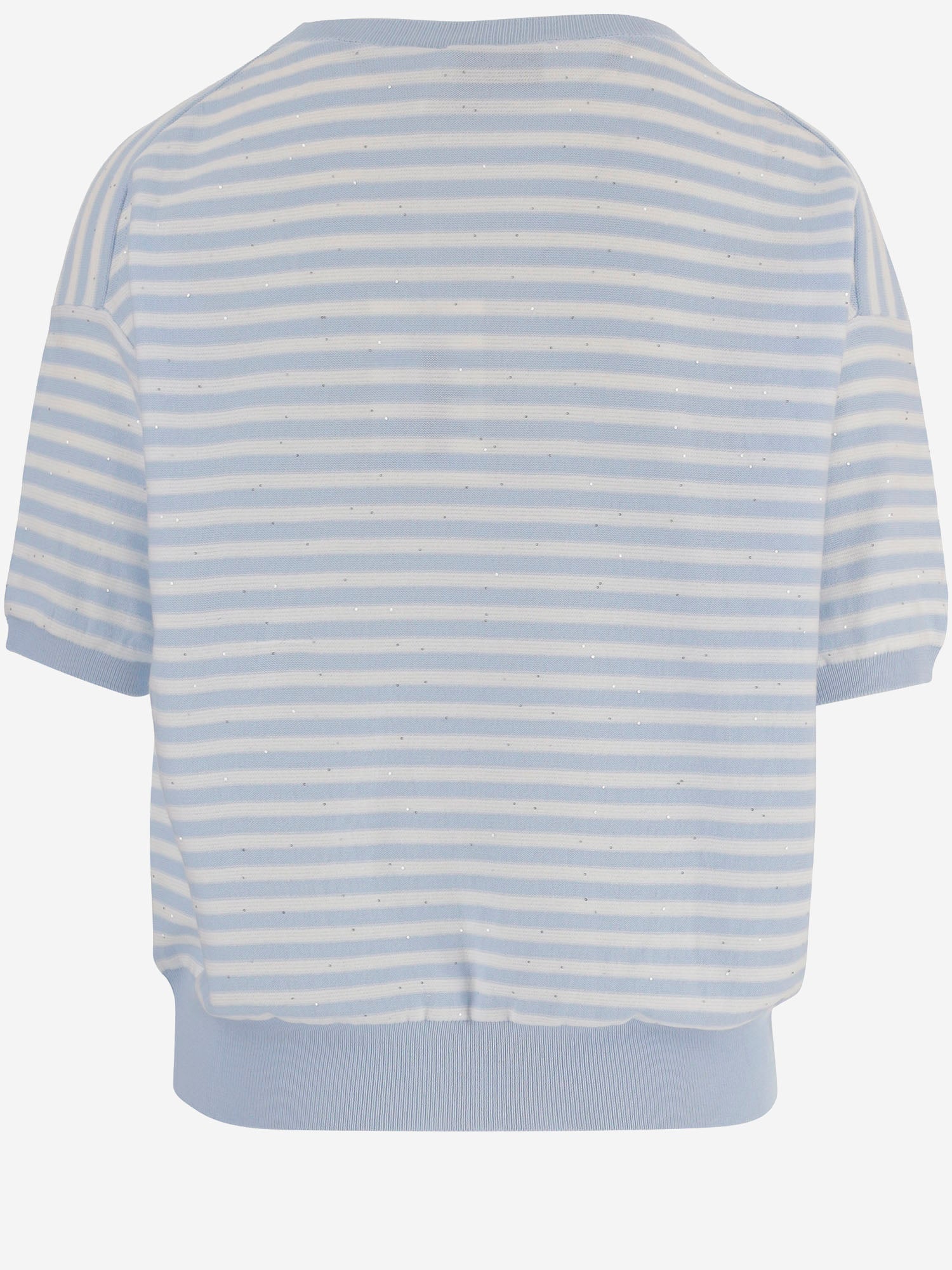MAGLIA IN COTONE A RIGHE R2N110 123 BRUNO MANETTI 