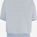 MAGLIA IN COTONE A RIGHE R2N110 123 BRUNO MANETTI 