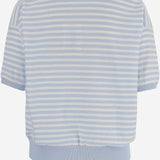 MAGLIA IN COTONE A RIGHE R2N110 123 BRUNO MANETTI 