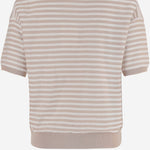 MAGLIA IN COTONE A RIGHE R2N110 416 BRUNO MANETTI 