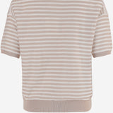 MAGLIA IN COTONE A RIGHE R2N110 416 BRUNO MANETTI 