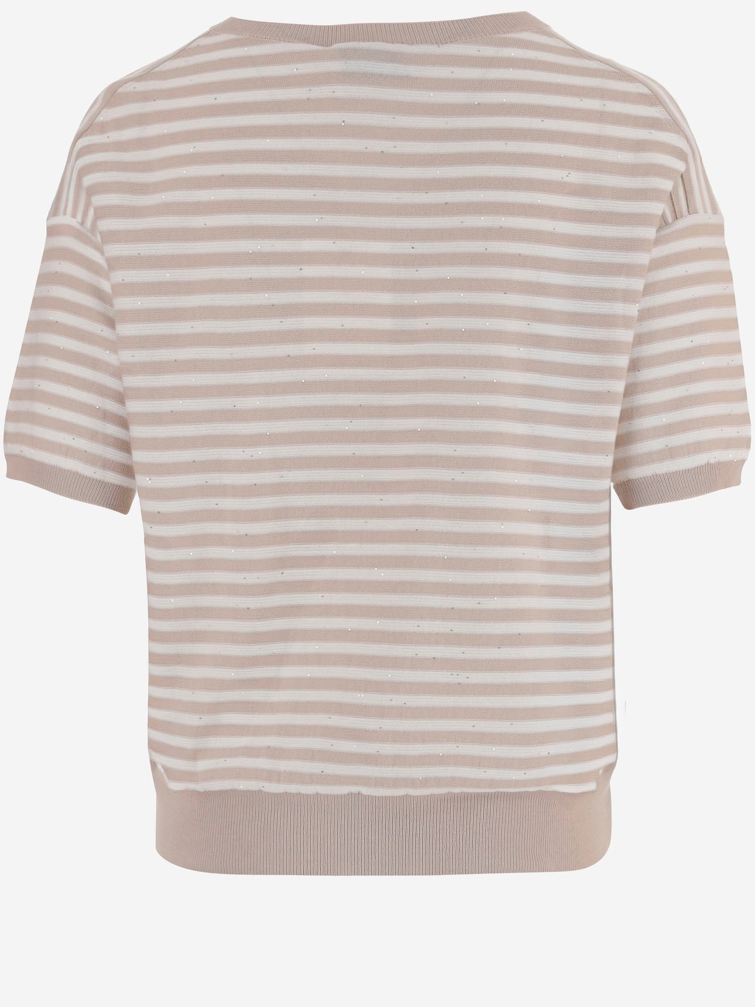 MAGLIA IN COTONE A RIGHE R2N110 416 BRUNO MANETTI 