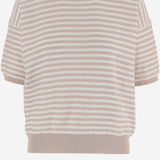 MAGLIA IN COTONE A RIGHE R2N110 416 BRUNO MANETTI 