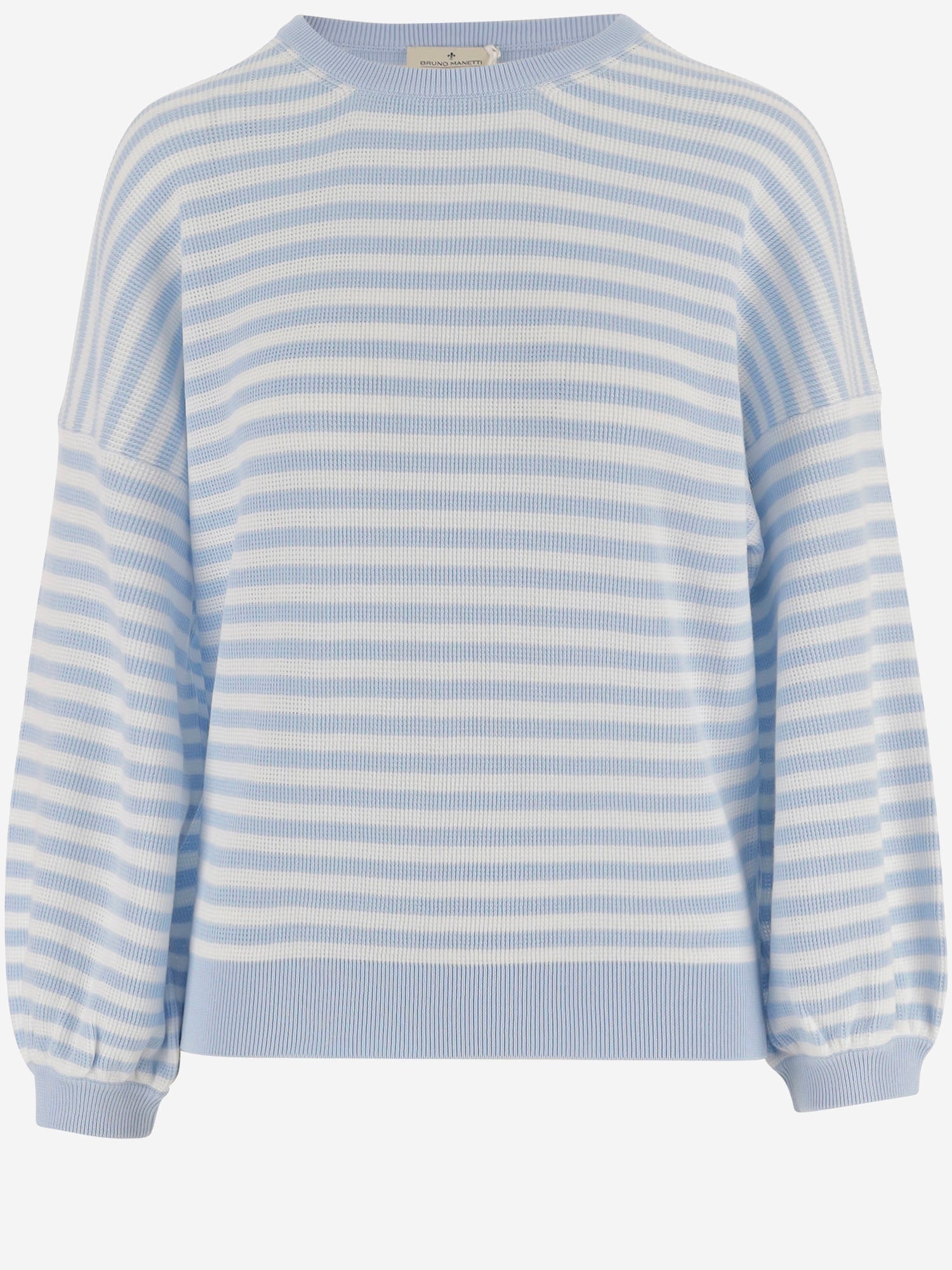 MAGLIA A RIGHE IN COTONE R2N121 123 BRUNO MANETTI 