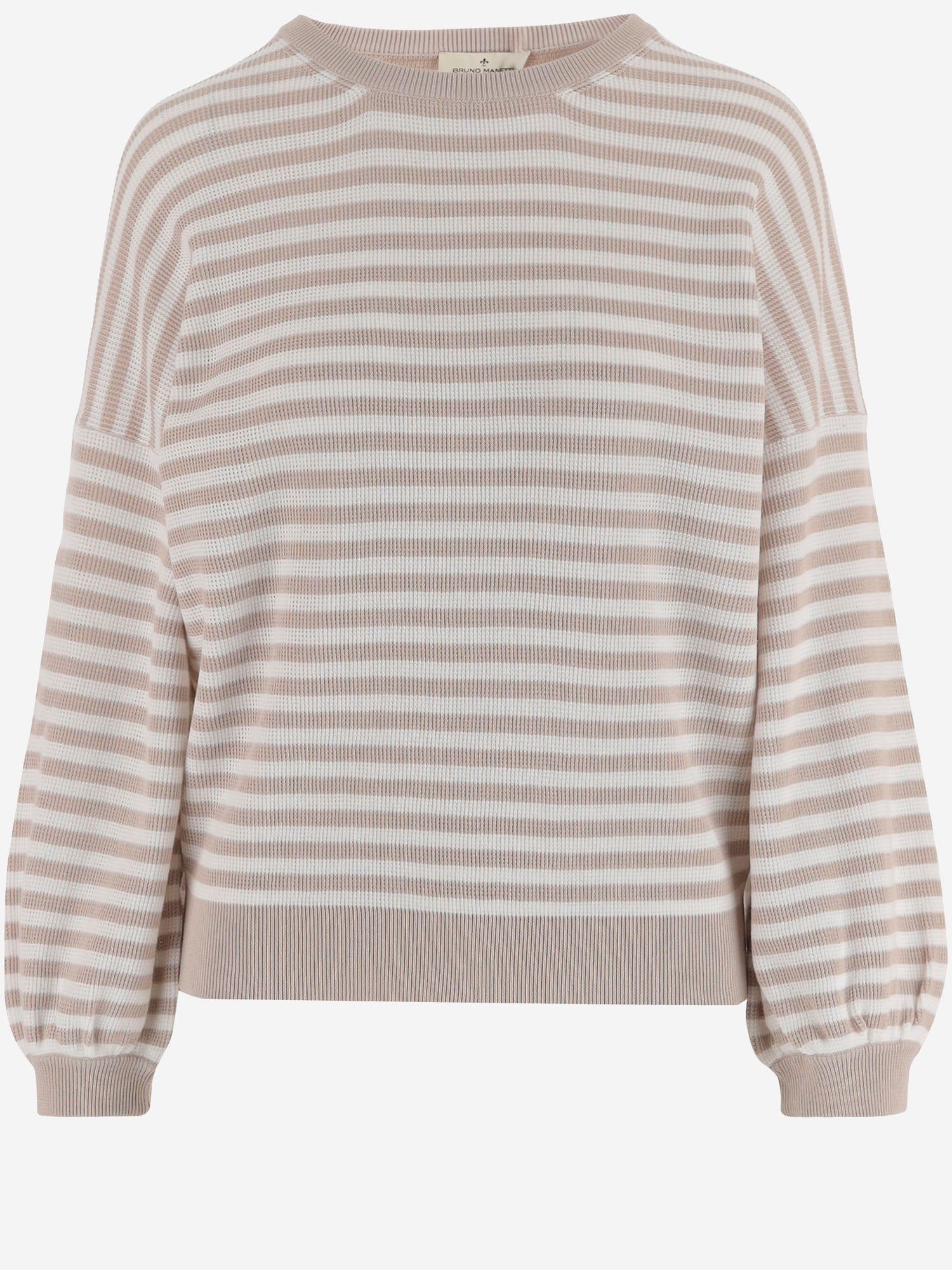 MAGLIA A RIGHE IN COTONE R2N121 416 BRUNO MANETTI 