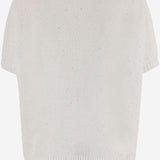 MAGLIA A MANICHE CORTE IN MISTO LINO E COTONE R2Q101 018 BRUNO MANETTI 