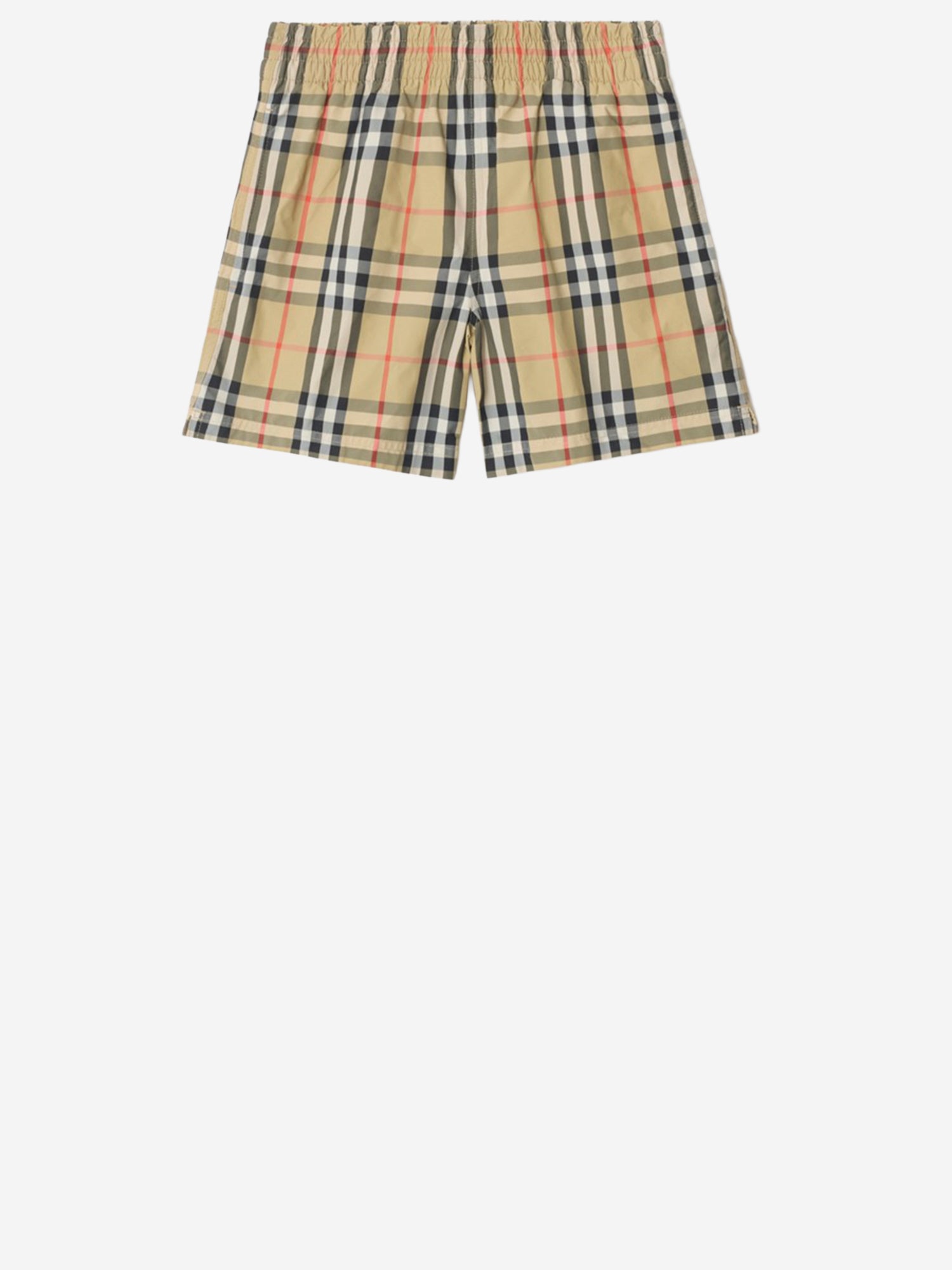 SHORTS DA BAGNO CON MOTIVO CHECK 8117147 SANDIPCHECK BURBERRY KIDS 