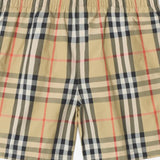 SHORTS DA BAGNO CON MOTIVO CHECK 8117147 SANDIPCHECK BURBERRY KIDS 