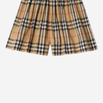 PANTALONI CORTI IN COTONE CON MOTIVO CHECK 8117159 SANDIPCHECK BURBERRY KIDS 