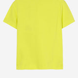 POLO IN COTONE CON LOGO 8117970 VIVIDLIME BURBERRY KIDS 