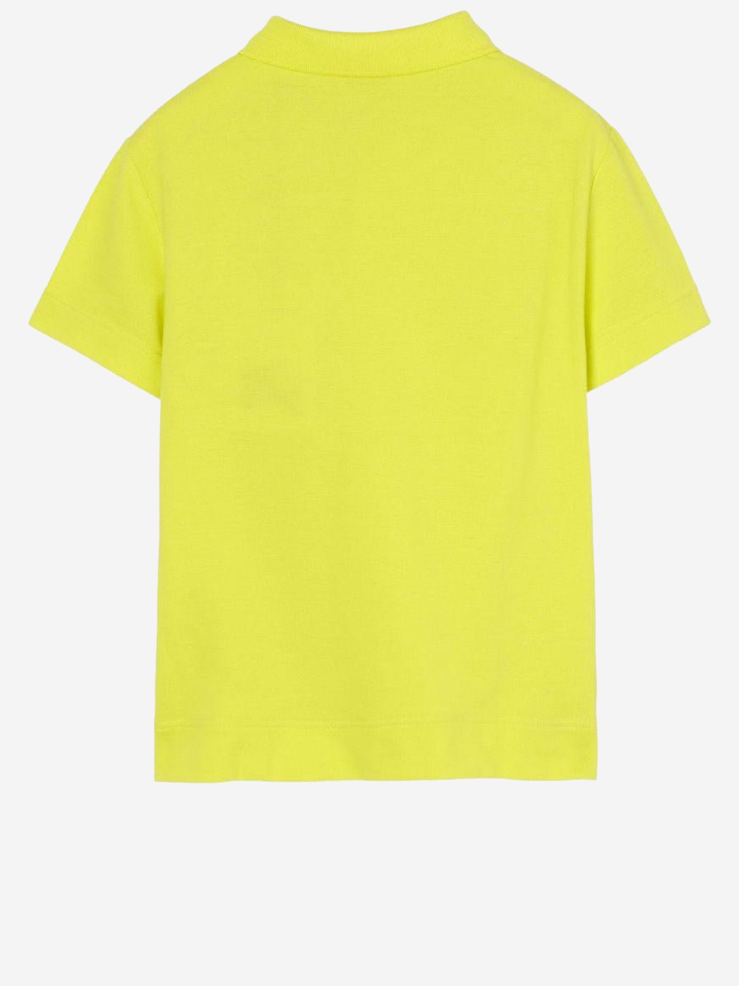 POLO IN COTONE CON LOGO 8117970 VIVIDLIME BURBERRY KIDS 