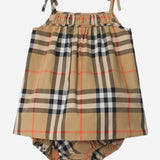 SET DI DUE PEZZI IN COTONE CON MOTIVO CHECK 8122490 SANDIPCHECK BURBERRY KIDS 