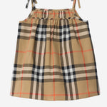 SET DI DUE PEZZI IN COTONE CON MOTIVO CHECK 8122490 SANDIPCHECK BURBERRY KIDS 