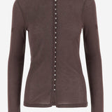 CARDIGAN JANES IN COTONE E LANA 103075 1BM BY MALENE BIRGER 