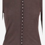 CARDIGAN JANES IN COTONE E LANA 103075 1BM BY MALENE BIRGER 