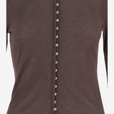 CARDIGAN JANES IN COTONE E LANA 103075 1BM BY MALENE BIRGER 
