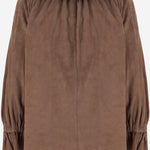 Blusa Dicte in pelle scamosciata 103674 11A BY MALENE BIRGER 