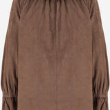 Blusa Dicte in pelle scamosciata 103674 11A BY MALENE BIRGER 