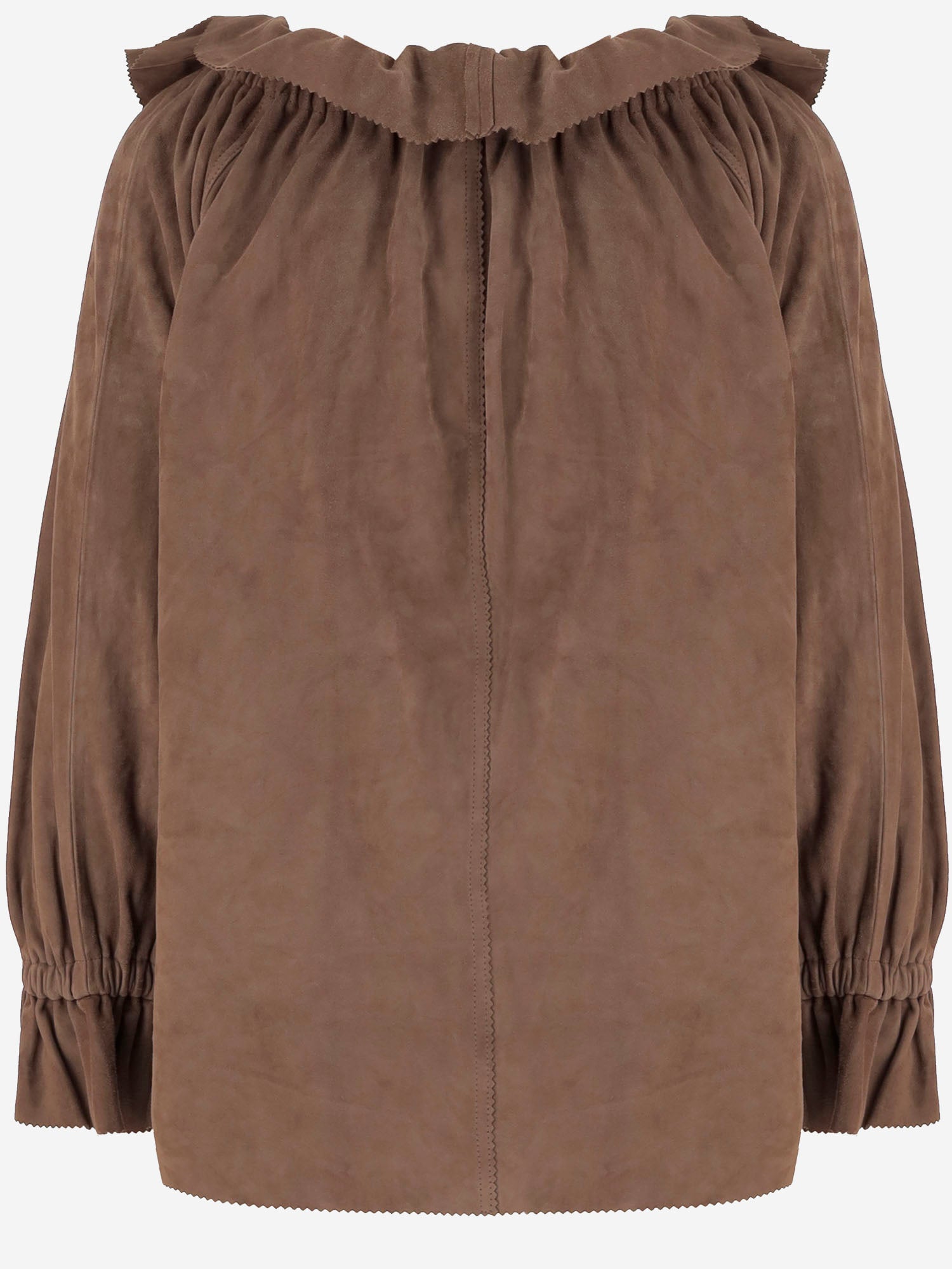 Blusa Dicte in pelle scamosciata 103674 11A BY MALENE BIRGER 