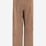 PANTALONI JOANNI IN PELLE SCAMOSCIATA 103678 11A BY MALENE BIRGER 