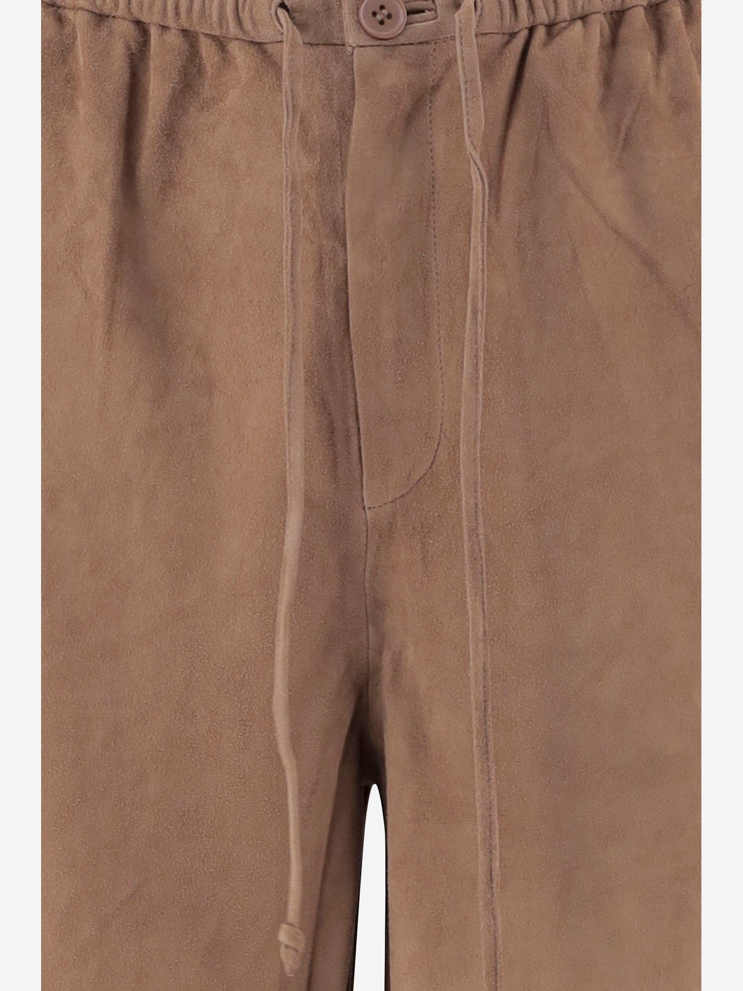 PANTALONI JOANNI IN PELLE SCAMOSCIATA 103678 11A BY MALENE BIRGER 