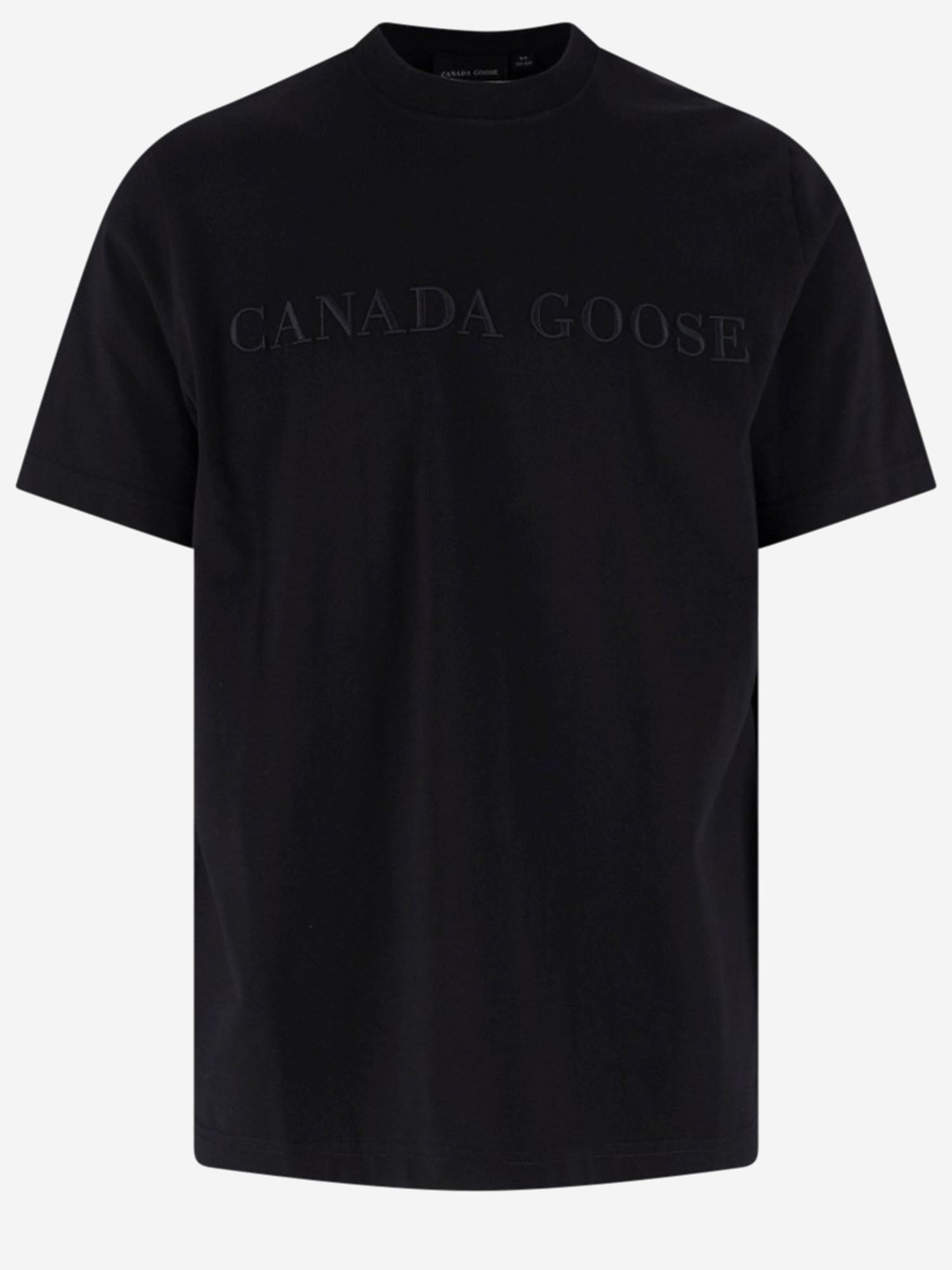 T-SHIRT IN COTONE CON LOGO 1339M1 9061 CANADA GOOSE 