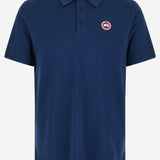 Polo in cotone con logo 1600M 9841 CANADA GOOSE 