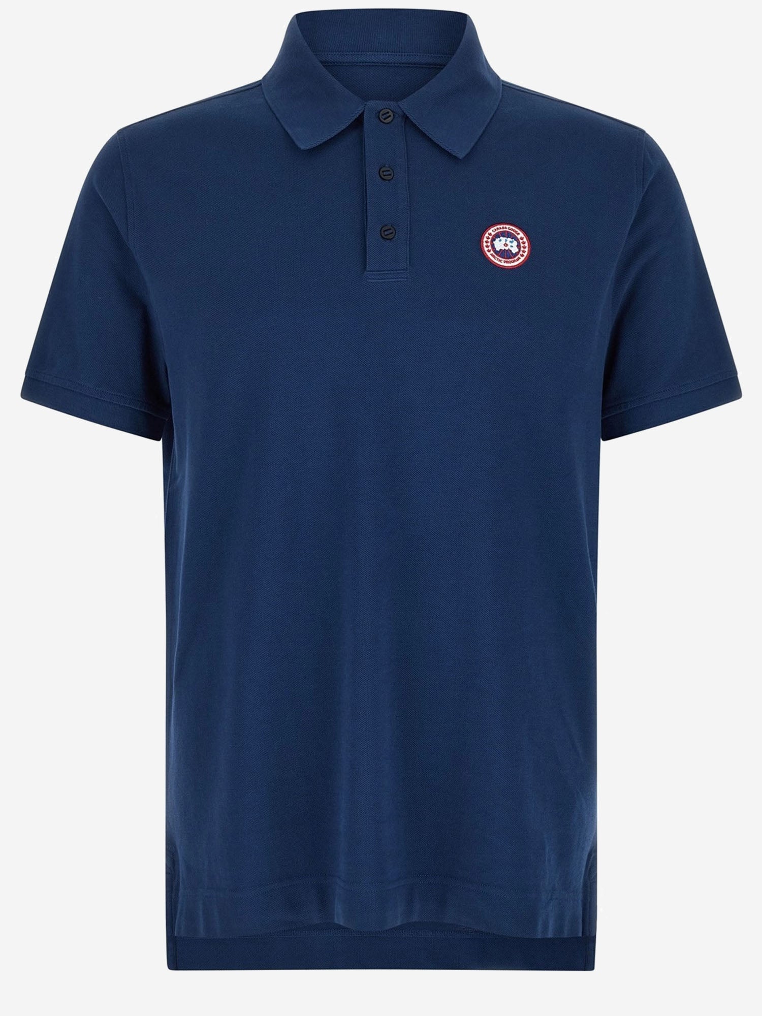 Polo in cotone con logo 1600M 9841 CANADA GOOSE 