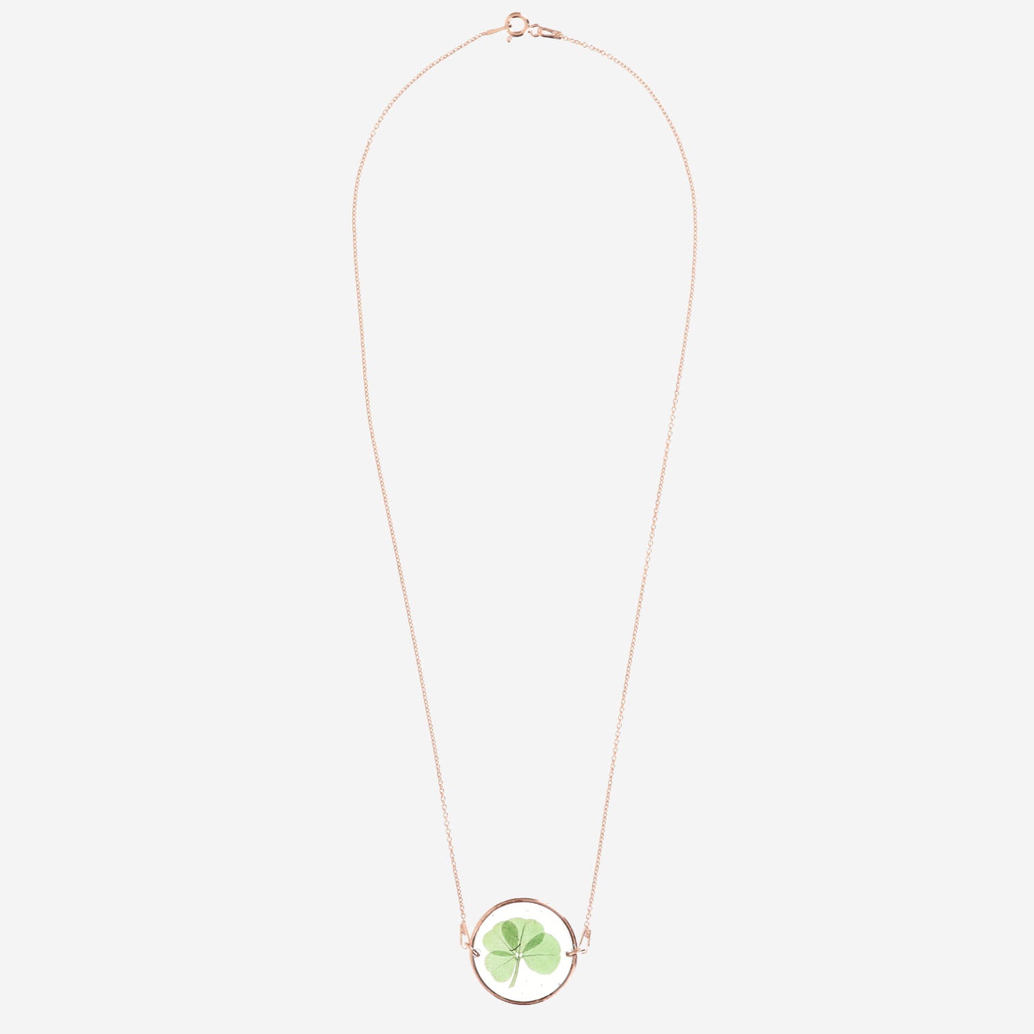 COLLANA IN ARGENTO 122.112MR 20MMROSE CARRE DE TREFLES 
