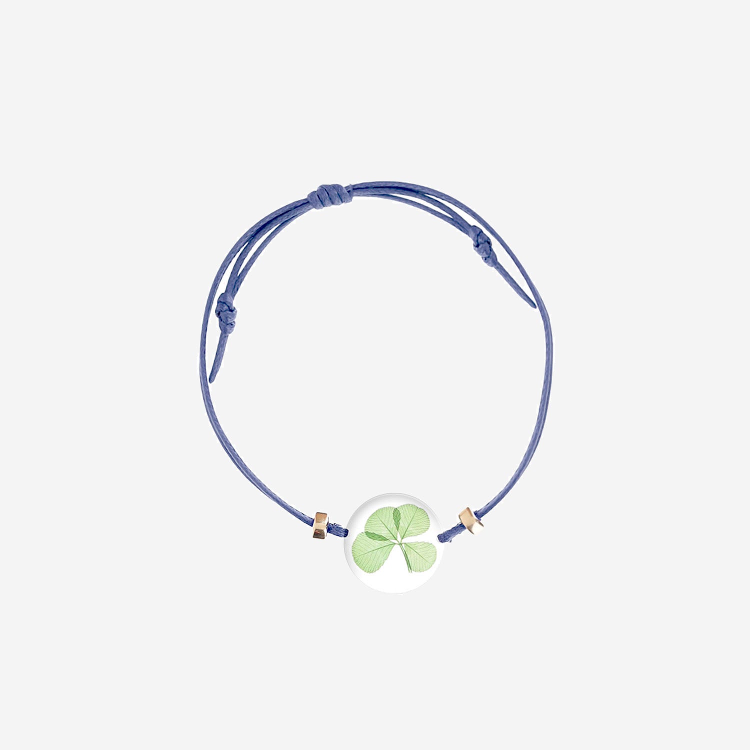 BRACCIALE TRIFOGLIO 143.3GF BLEU MARINE CARRE DE TREFLES 