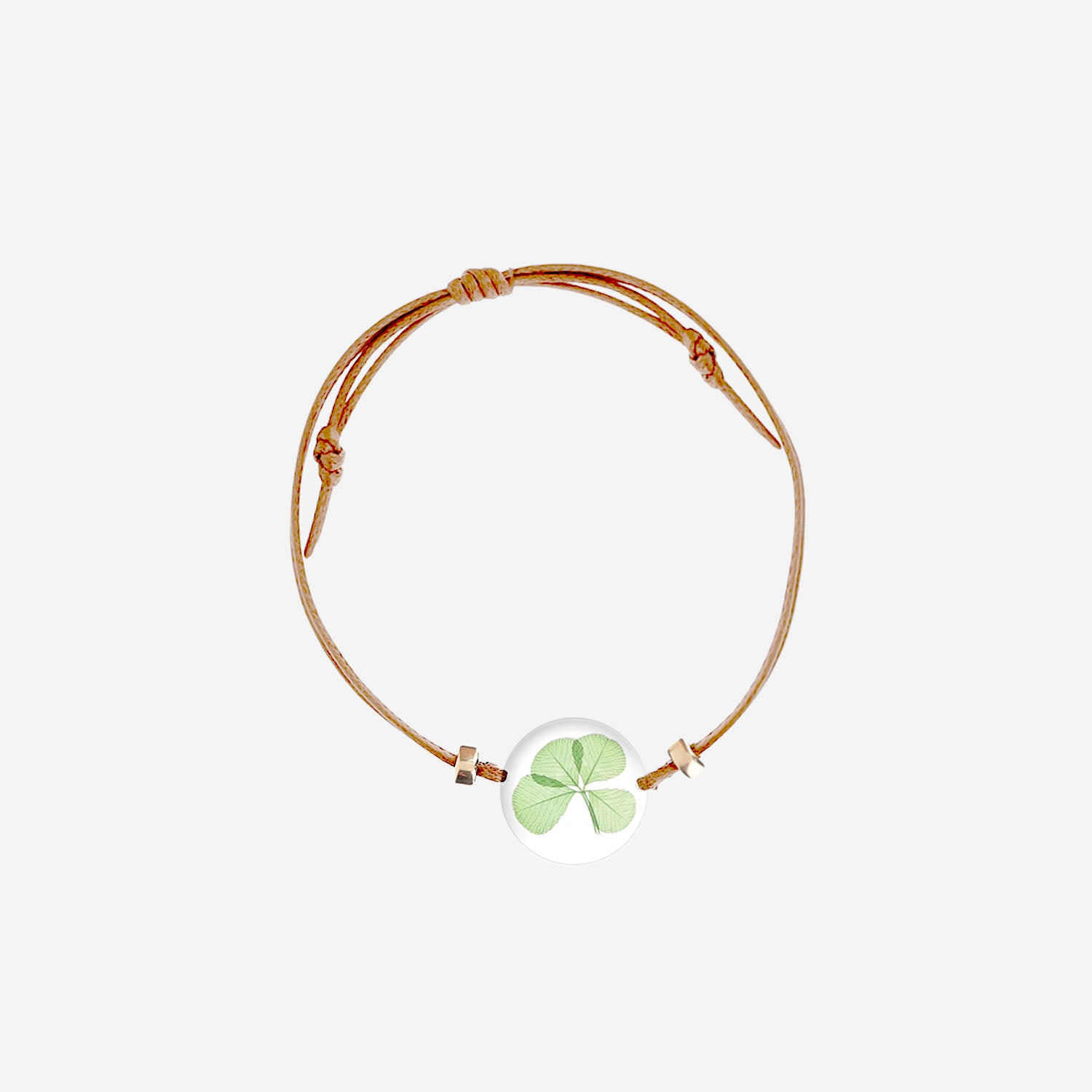 BRACCIALE TRIFOGLIO 143.3GF CAMEL CARRE DE TREFLES 