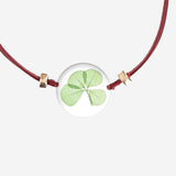 BRACCIALE TRIFOGLIO 143.3GF GRENAT CARRE DE TREFLES 