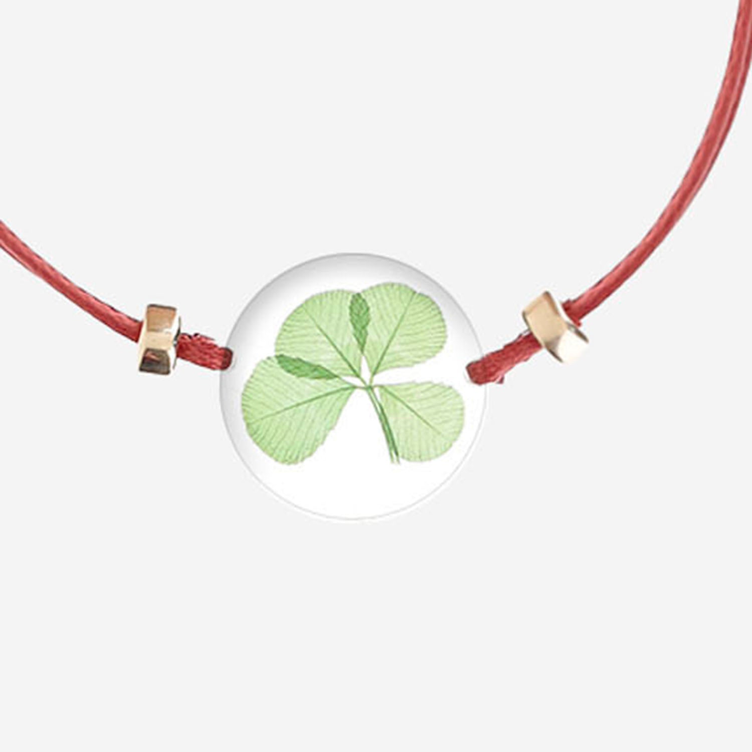 BRACCIALE TRIFOGLIO 143.3GF ROUGE CARRE DE TREFLES 