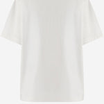 T-SHIRT IN COTONE CON SPILLA DECORATIVA 6261K21051 White CARVEN 