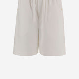 PANTALONI CORTI REALIZZATI INCOTONE 6261K21061 White CARVEN 