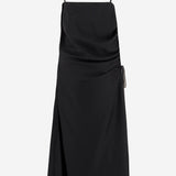 ABITO LINGERIE IN SETA CON DRAPPEGGIO 6261K21075 DeepBlack CARVEN 