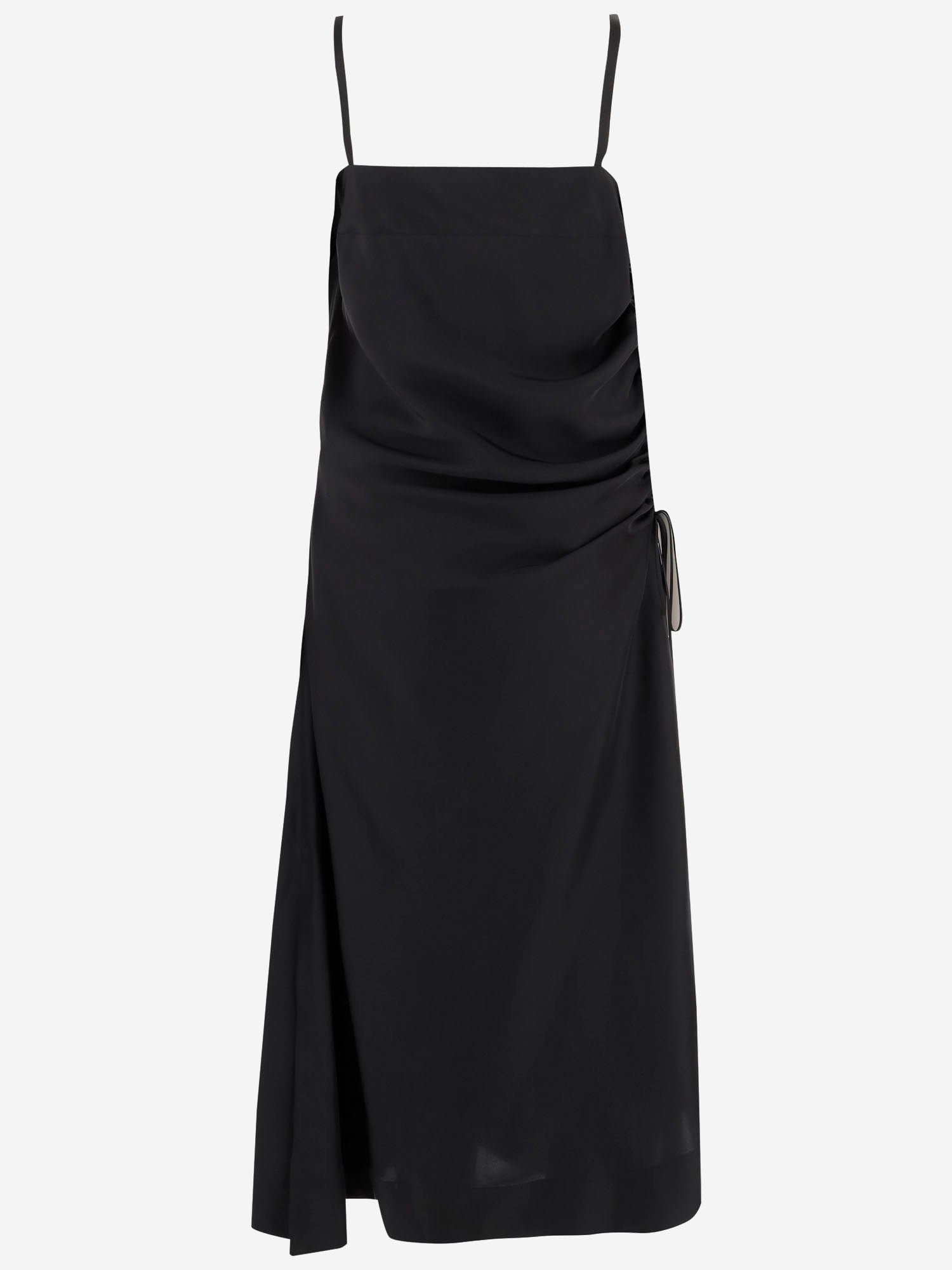 ABITO LINGERIE IN SETA CON DRAPPEGGIO 6261K21075 DeepBlack CARVEN 