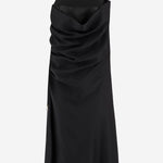 ABITO LINGERIE IN SETA CON DRAPPEGGIO 6261K21075 DeepBlack CARVEN 