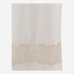 ABITO IN COTONE CON DETTAGLIO IN PIZZO 6261K21078 White CARVEN 