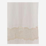 ABITO IN COTONE CON DETTAGLIO IN PIZZO 6261K21078 White CARVEN 
