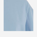 T-SHIRT IN COTONE CON STAMPA POSTERIORE 6261K21081 Aqua CARVEN 