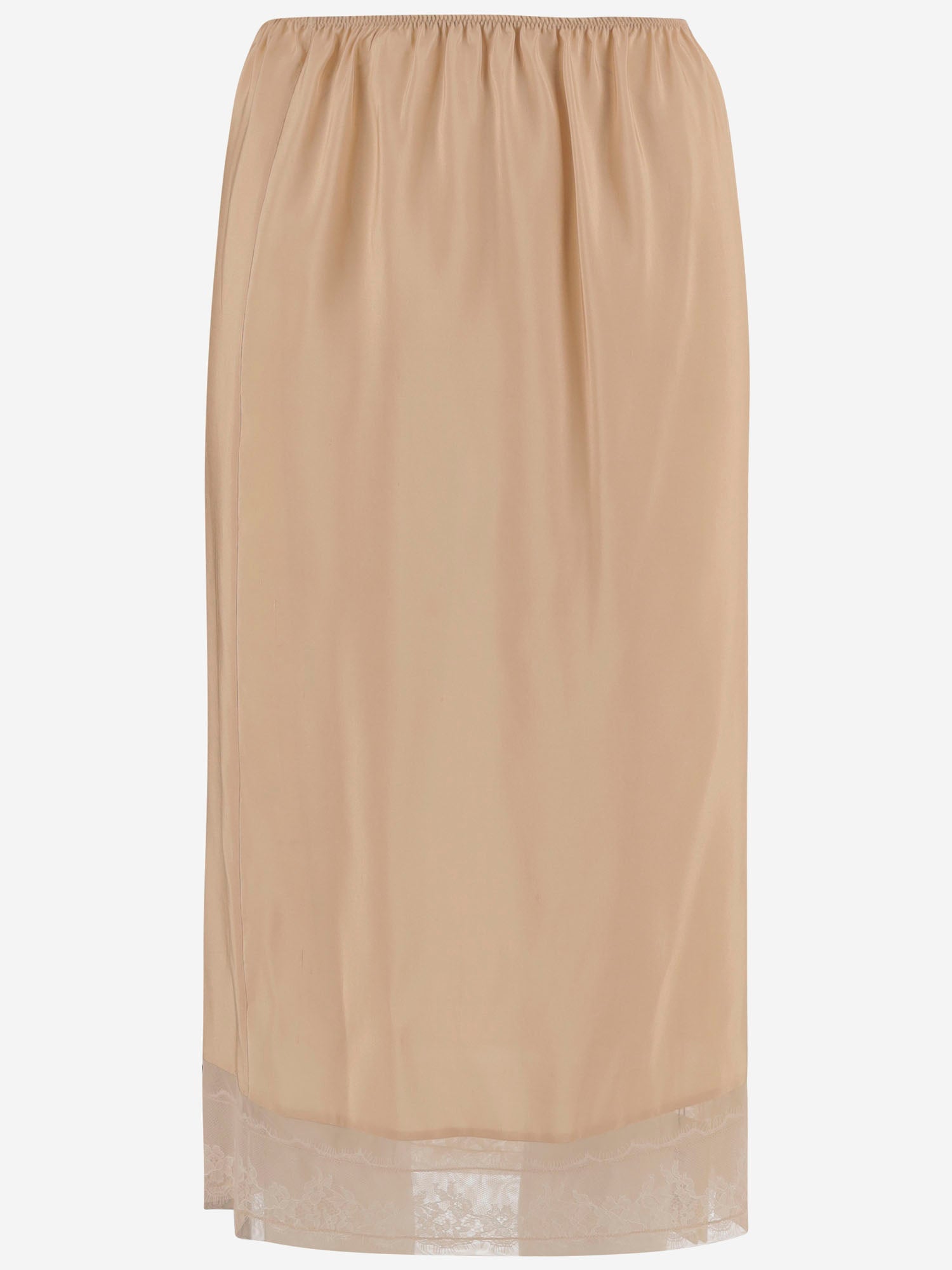 GONNA IN SETA CON ORLO IN PIZZO 6261K21189 CarvenNude CARVEN 