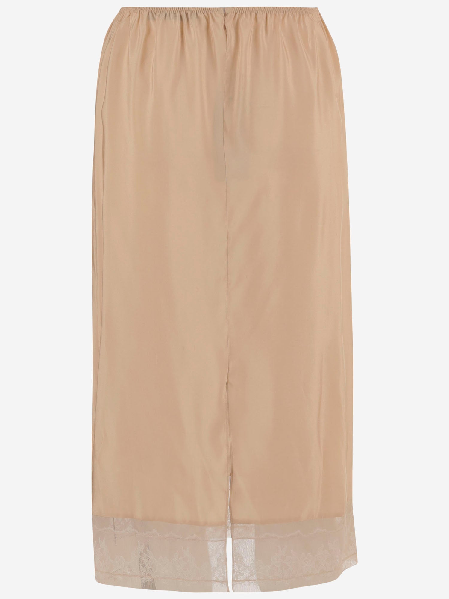 GONNA IN SETA CON ORLO IN PIZZO 6261K21189 CarvenNude CARVEN 
