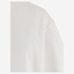 T-SHIRT IN COTONE CON STAMPA POSTERIORE 6261K21196 Ecru CARVEN 